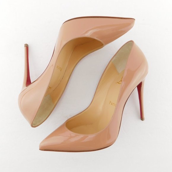 New CHRISTIAN LOUBOUTIN Blush Nude Heel Pumps 36.5 - Picture 6 of 11